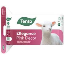 Tento WC papír 3 rétegű 16db Elegance Pink Decor