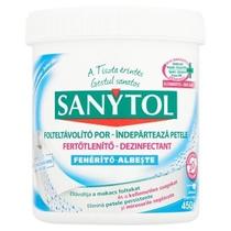 Sanytol Fertötlenitö, folttisztító por 450g Fehér ruhákhoz