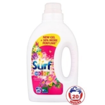 Surf Folyékony mosószer 20 mosás-1l Color Tropical Lily&Ylang Ylang