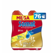 Somat Gold Gél 76mosogatás-2x684ml Grease Cutting Lemon