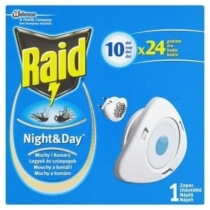 Raid Night&Day szúnyog és légyirtó korong UT 1db