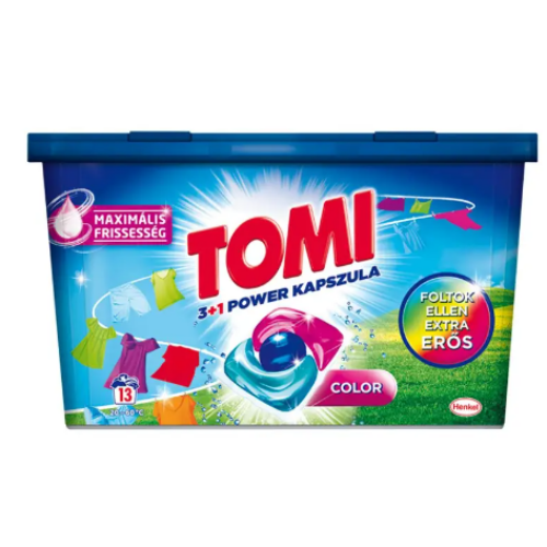 Tomi 3+1 Power Mosókapszula 13db Color