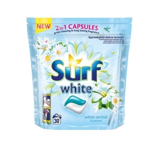 Surf 2in1 Mosókapszula 30mosás-30db White Orchid & Jasmine
