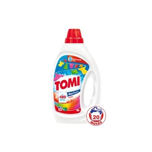 Tomi Max Power mosógél 20mosás-1l Color