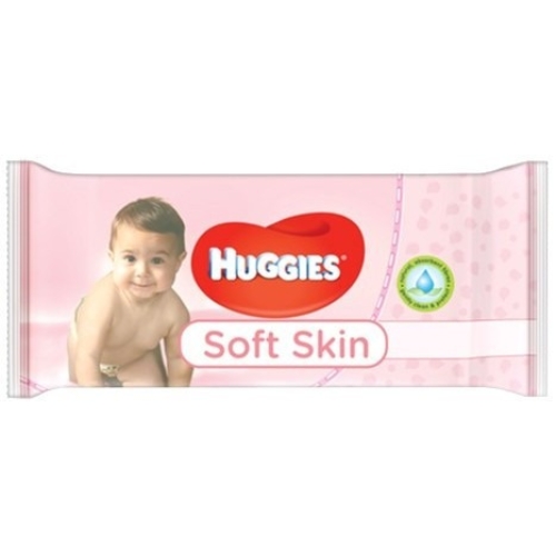 Huggies popsitörlő 56db Soft Skin