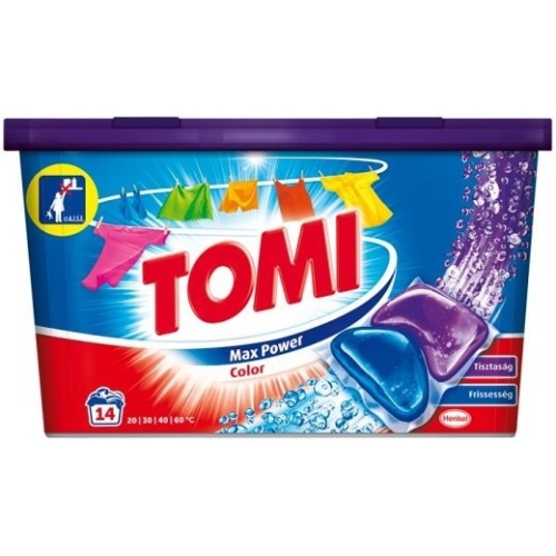 Tomi Max Power Mosókapszula 14db Color