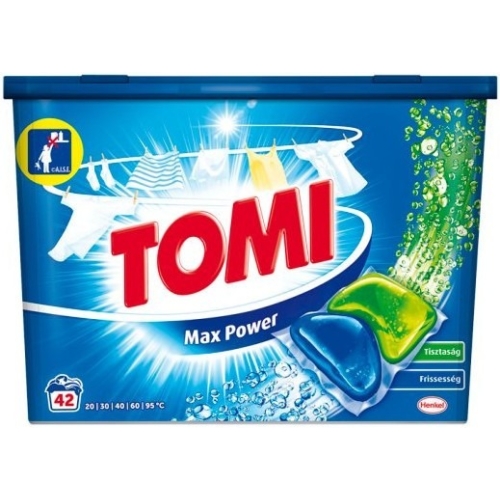 Tomi Max Power Mosókapszula 42db White