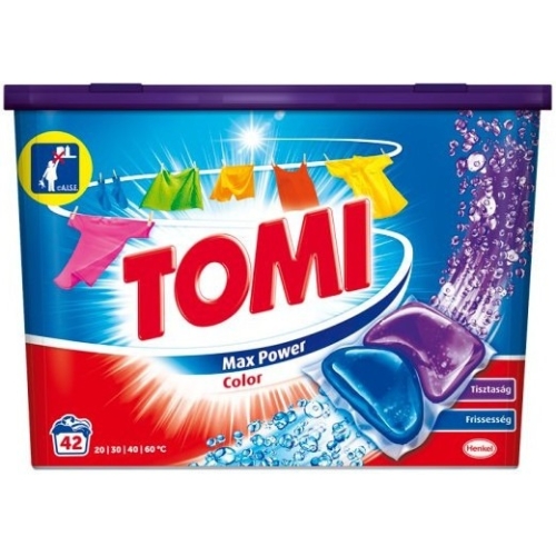 Tomi Max Power Mosókapszula 42db Color