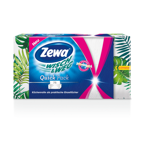 Zewa Wisch&Weg papírtörlö 75 lap Quick Pack