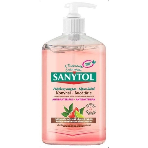 Sanytol Antibakteriális Folyékony szappan 250ml Konyhai