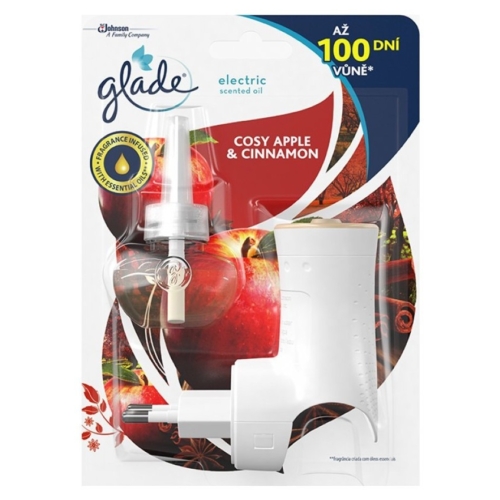 Glade Electric Scented Oil készülék+20ml UT Cosy Apple&Cinnamon
