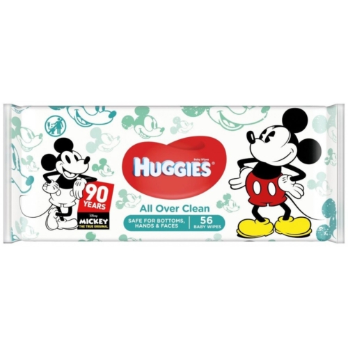 Huggies popsitörlő 56db Mickey