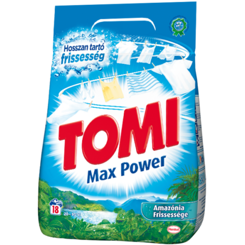 Tomi Max Power mosópor 18mosás-1,4kg Amazónia frissessége