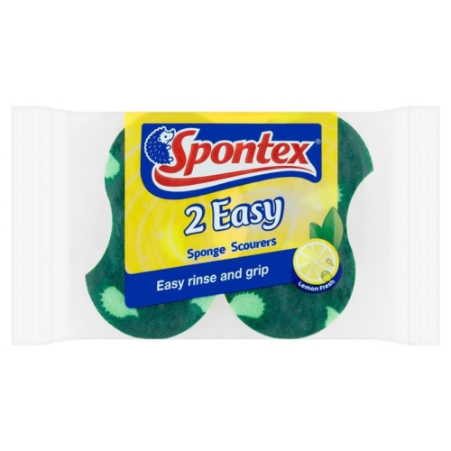 Spontex 2 Easy szivacs 2db Lemon Fresh