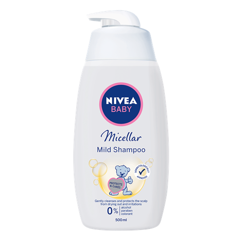 Nivea Baby Shampoo 500ml Micellar Mild AKCIÓ
