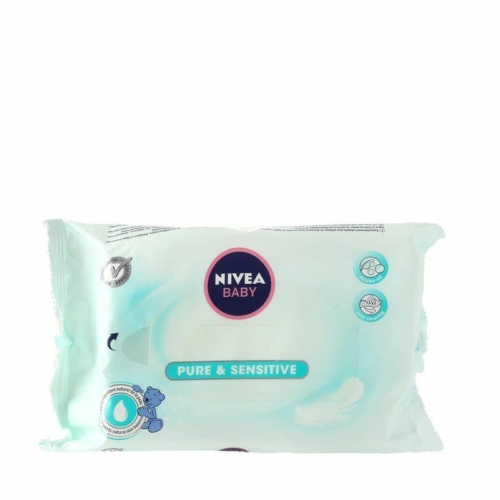 Nivea Baby Törlőkendő 63db Pure&Sensitive