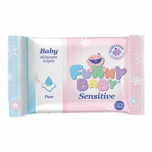 Funny Baby Popsitörlő Pure Sensitive 60db