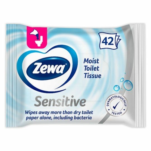 Zewa Nedves törlökendő 42db Sensitive