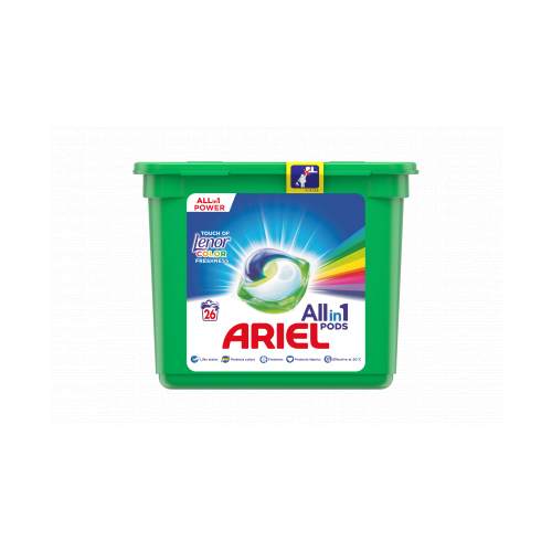 Ariel Allin1 Pods +Lenor Unstoppables 26db Touch of Lenor Color