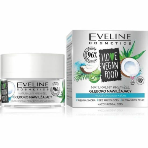 Eveline Cosmetics I Love Vegan Food Arckrém 50 ml Kókusz