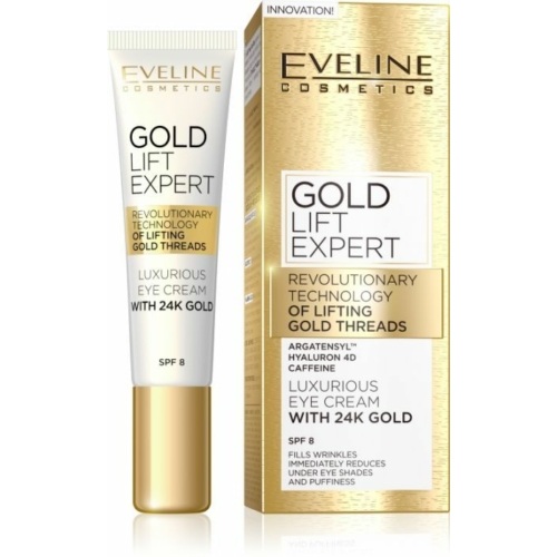 Eveline Gold Lift Expert 15 ml Luxus Szemkörnyék Ápoló Krém