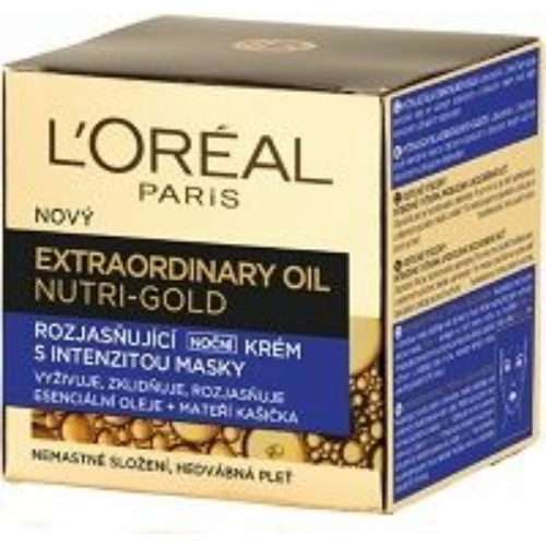 L'oreal Paris Nutri-Gold  Extraordinary Oil éjszakai tápláló krém 50 ml