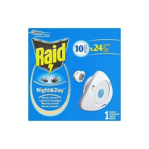 Raid Night&Day szúnyog és légyirtó korong UT 1db
