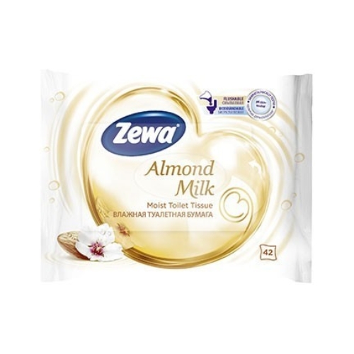 Zewa Nedves törlökendő 42db Almond Milk