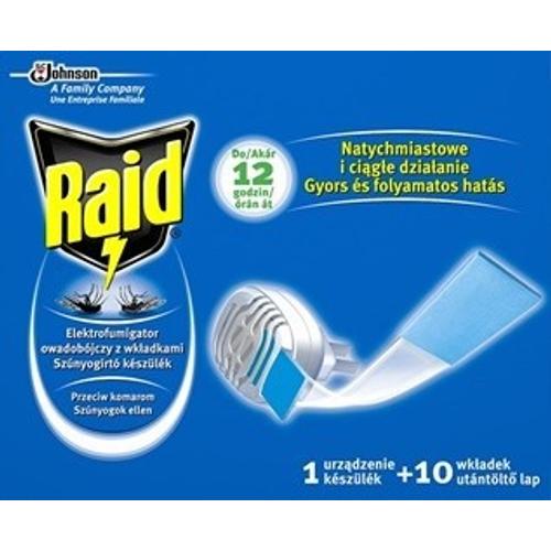 Raid Szúnyogirtó készülék + 10db lap