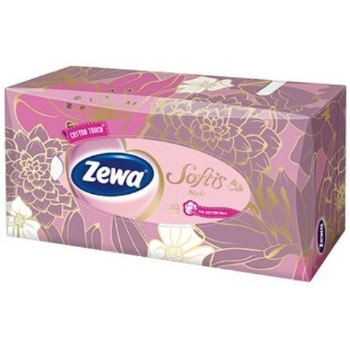 Zewa Softis Style papírzsebkendő 4rétegű 80db